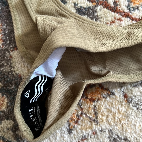 NWT Zaful Khaki Green Neutral Bikini Set - Picture 3 of 8